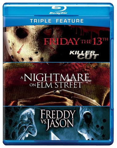 Friday the 13th + Nightmare on Elm St + Freddy Vs Jason New Region B Blu-ray