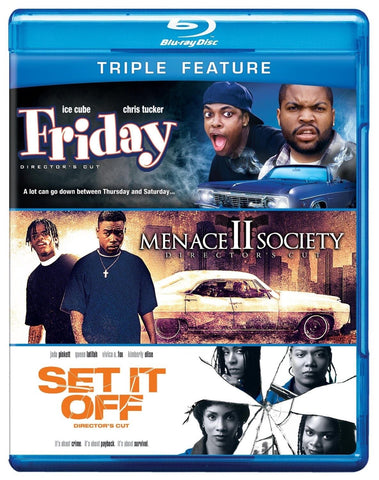 Friday + Menace II Society + Set It Off Region B Blu-ray New Menace to Society