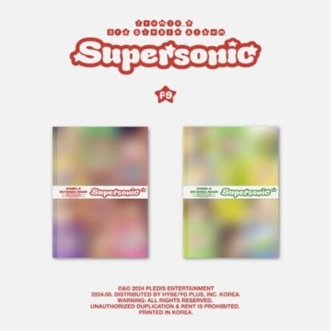 Fromis 9 Supersonic New CD + Photobook + Lyric Card + Sticker + Photocards