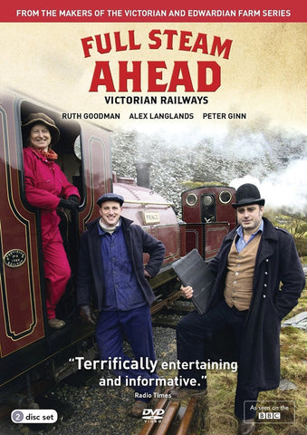 Full Steam Ahead Victorian Railways 2xDiscs (Ruth Goodman) Region 4 DVD