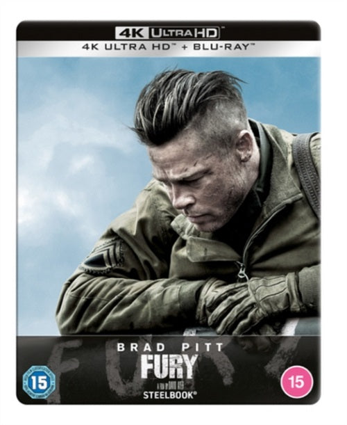 Fury (Brad Pitt Shia LaBeouf) 4K Ultra HD Reg B Blu-ray + Steelbook Presale