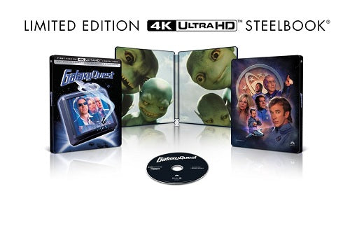 Galaxy Quest Anniversary Edition New 4K Ultra HD Blu-ray + Digital + Steelbook