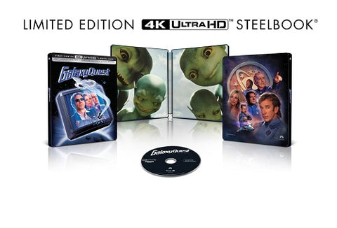 Galaxy Quest Anniversary Edition New 4K Ultra HD Blu-ray + Digital + Steelbook