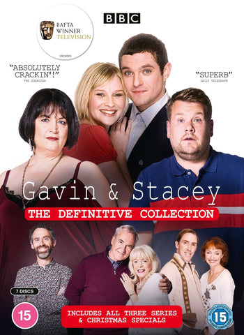 Gavin and Stacey The Definitive Collection Series 1-3 + Christmas NEW DVD
