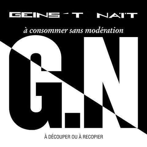 Geinst Nait A Consommer Sans Moderation New CD