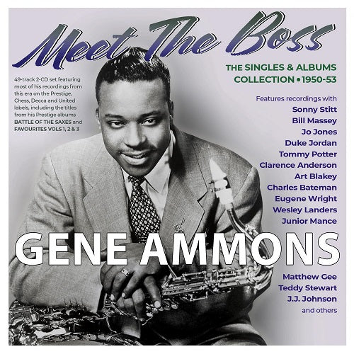 Gene Ammons Meet the Boss 2 Disc New CD Presale