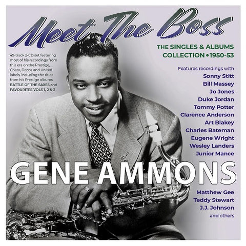 Gene Ammons Meet the Boss 2 Disc New CD Presale