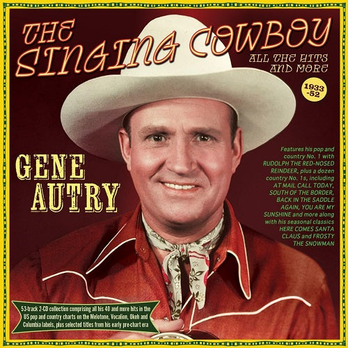 Gene Autry The Singing Cowboy 2 Disc New CD
