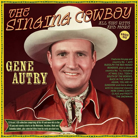 Gene Autry The Singing Cowboy 2 Disc New CD