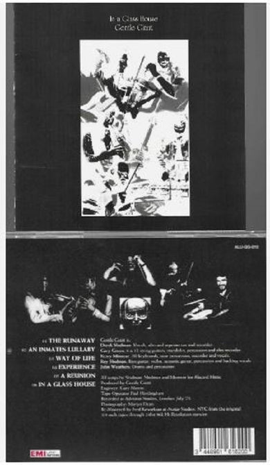 Gentle Giant In A Glass House New CD Presale