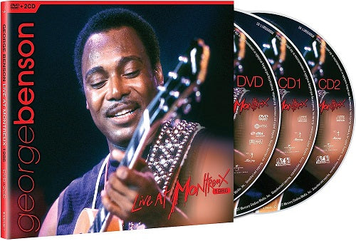 George Benson Live At Montreux 1986 3 Disc New CD + DVD