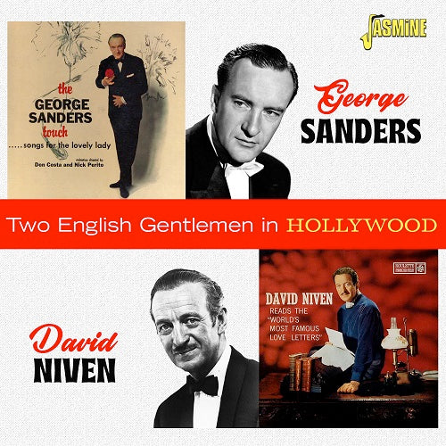 GEORGE SANDERS DAVID NIVEN Two English Gentlemen In Hollywood New CD