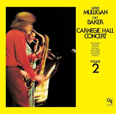 GERRY MULLIGAN CHET BAKER Carnegie Hall Concert Volume 2 Vol Two New CD