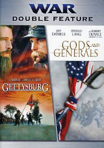 Gettysburg +  Gods and Generals New Region 1 DVD TWO MOVIES