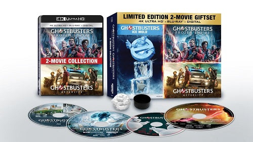 Ghostbusters Afterlife + Frozen Empire New 4K Ultra HD Blu-ray + Digital Box Set