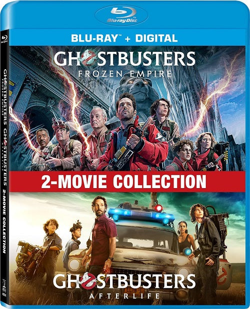 Ghostbusters Afterlife + Ghostbusters Frozen Empire New Blu-ray + Digital