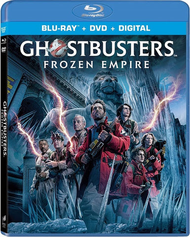 Ghostbusters Frozen Empire (Paul Rudd Patton Oswalt) Blu-ray + DVD + Digital