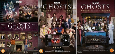 Ghosts Season 1 + 2 + 3 + 4 + 5 Series 1-5  New Region 4 DVD IN STOCK NOW