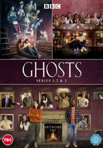 Ghosts Series 1 + 2 + 3 + Christmas Special  New DVD Region 4 Complete Season