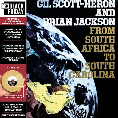 Gil Scott Heron & Brian Jackson From South Africa To South Carolina (RSD) New CD