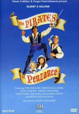 Gilbert and Sullivan The Pirates of Penzance (Jon English) New DVD R4