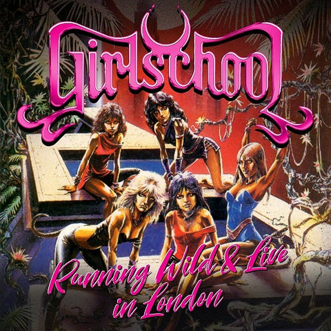 Girlschool Running Wild & Live in London And 2 Disc New CD + DVD Presale