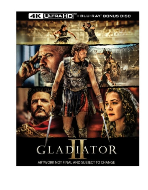Gladiator II (Pedro Pascal Paul Mescal) 2 Two New 4K Ultra HD Region B Blu-ray