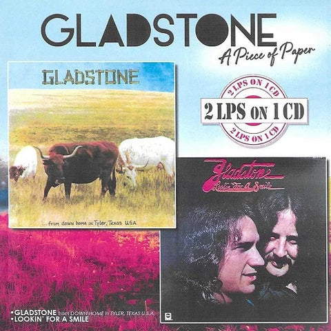 Gladstone A Piece Of Paper New CD Presale