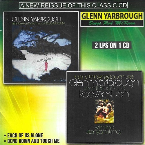 Glenn Yarbrough Sings Rod Mckuen New CD Presale