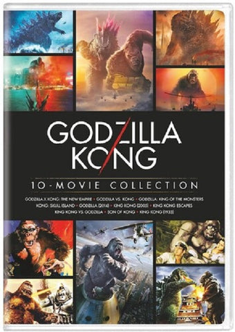 Godzilla Kong 10 film Cinematic Anthology New DVD Box Set Presale