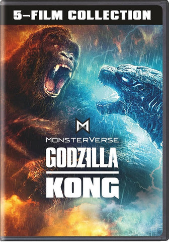Godzilla + Kong Monsterverse 5 Film Collection (Rebecca Hall) New DVD