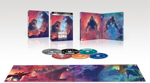 Godzilla + Kong Monsterverse 5 Film Collectors Edition New 4K Ultra HD Blu-ray
