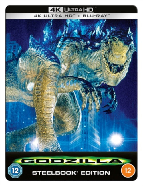 Godzilla (Matthew Broderick) New 4K Ultra HD Region B Blu-ray + Steelbook