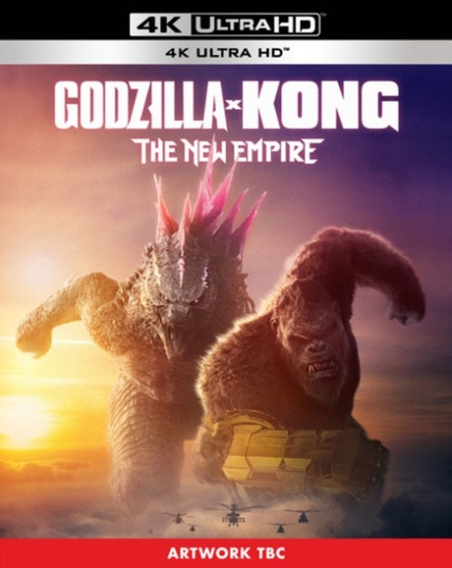 Godzilla X Kong The New Empire (Rebecca Hall) New 4K Ultra HD Region B Blu-ray
