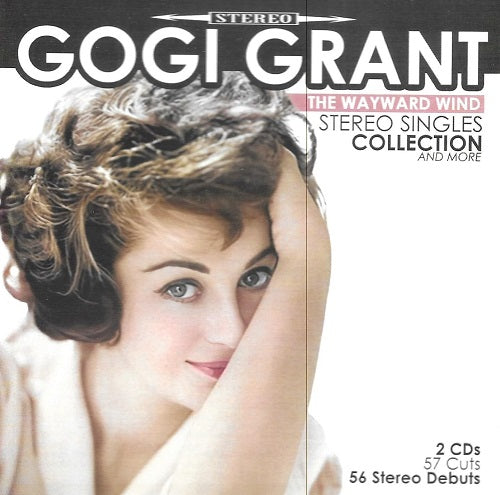 Gogi Grant Wayward Wind Stereo Singles Collection And More & 2 Disc New CD