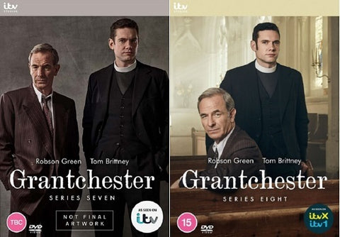 Grantchester Season 7 + 8 Series Seven Eight Seventh Eighth New Region 4 DVD