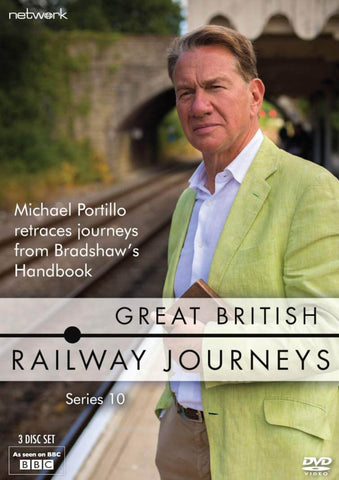 Great British Railway Journeys Series 10 3xDiscs Season Ten Tenth New DVD