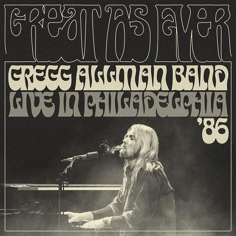 Gregg Allman Band Great As Ever Live In Philadelphia 1 11 86 New CD Presale