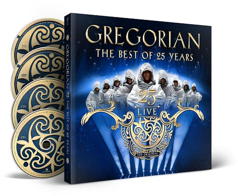 Gregorian 25 Live The Best Of 25 Years Deluxe Edition CD + DVD Blu-ray Presale