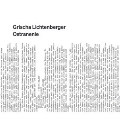 Grischa Lichtenberger Ostranenie New CD Presale