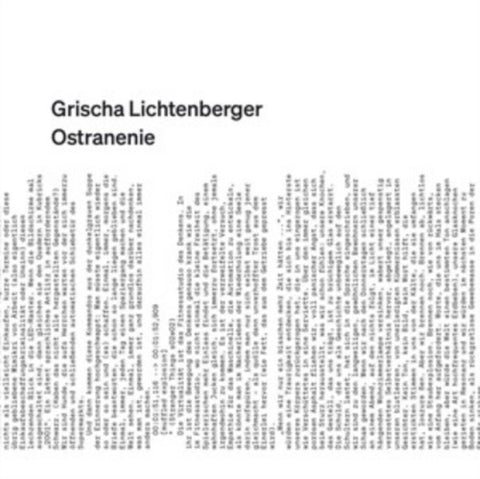 Grischa Lichtenberger Ostranenie New CD Presale