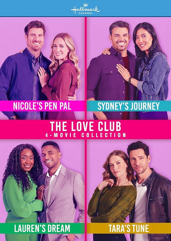 Hallmark 4 Movie Collection The Love Club Nicole's Pen Pal Nicoles New DVD