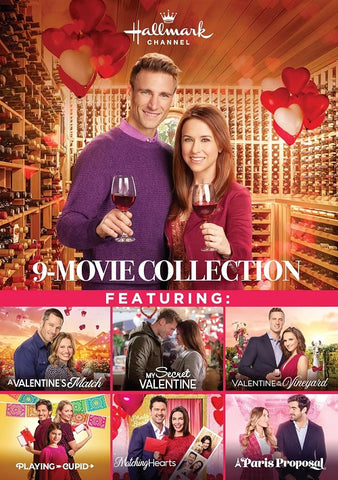 Hallmark 9 Movie Love Love Collection Valentines Match (Alexa PenaVega) New DVD