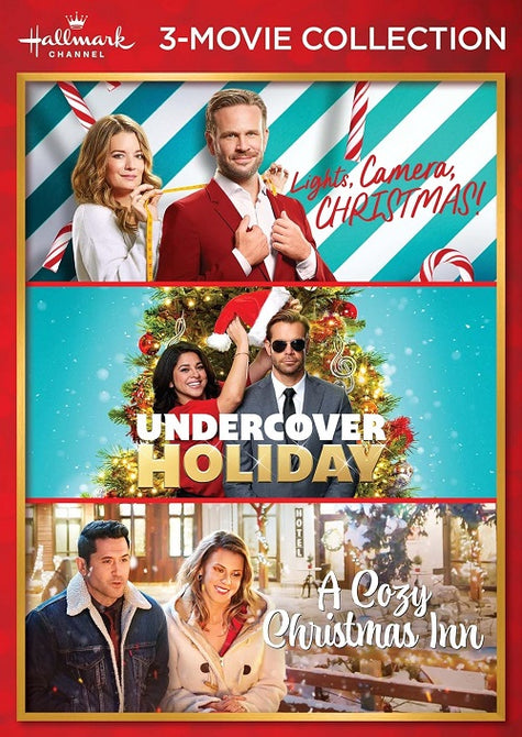 Lights Camera Christmas Undercover Holiday A Cozy Christmas Inn New DVD Hallmark
