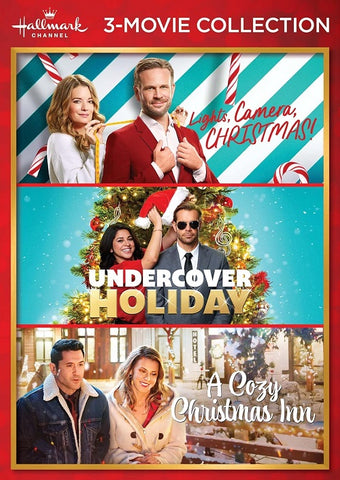 Lights Camera Christmas Undercover Holiday A Cozy Christmas Inn New DVD Hallmark