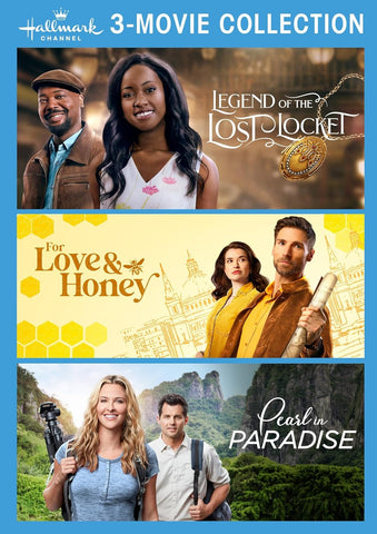 Hallmark Legend of the Lost Locket + For Love & Honey + Pearl in Paradise DVD