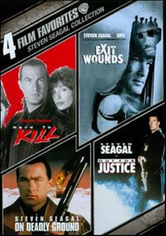 Hard to Kill Out for Justice Exit Wounds On Deadly Ground Steven Seagal NEW DVD