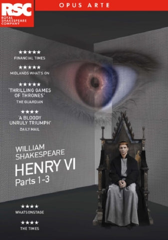 Henry VI Parts 1 2 3 RSC Live 4 Four One Two Three New DVD Box Set