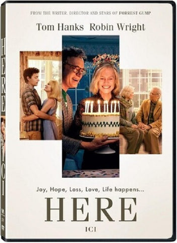 Here (Tom Hanks Robin Wright Paul Bettany Kelly Reilly Teddy Russell) DVD