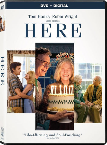Here (Tom Hanks Robin Wright Paul Bettany Kelly Reilly) New DVD + Digital